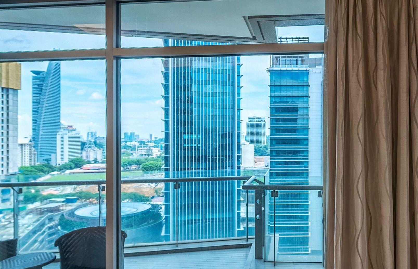 St Giles Gardens Hotel Kuala Lumpur Eksteriør billede View from a room at the hotel